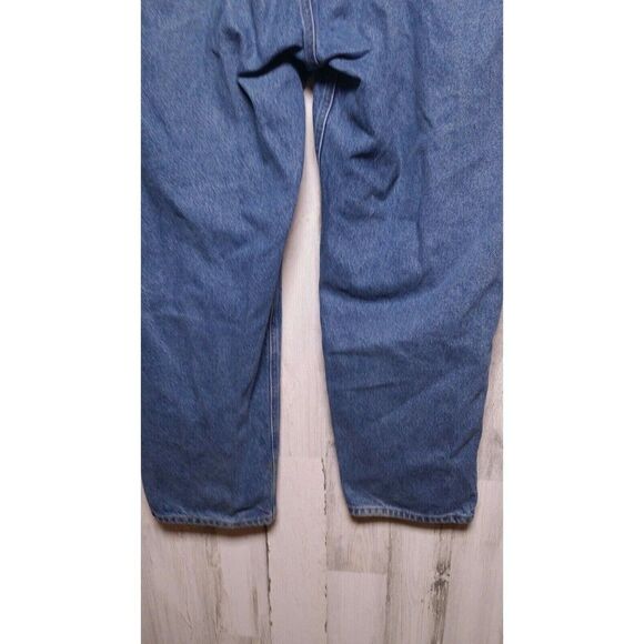 Carhartt Men's Jeans 43x29 (Tag 44x30) Style B17 DST Relaxed Fit Tapered Leg - Picture 8 of 9